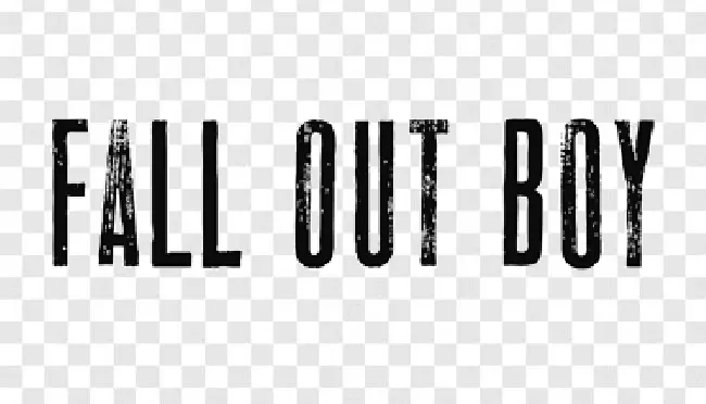 Fall Out Boy Text Png Image Free Download