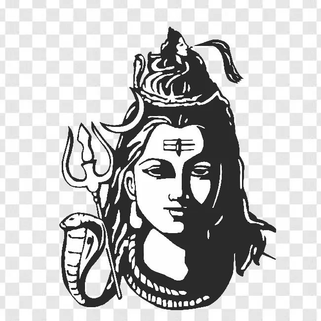 Black Shiva Ji Transparent Background Free Download